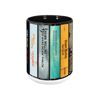 Shawn Mullins Albums Cassette Collection Retro Accent Mug