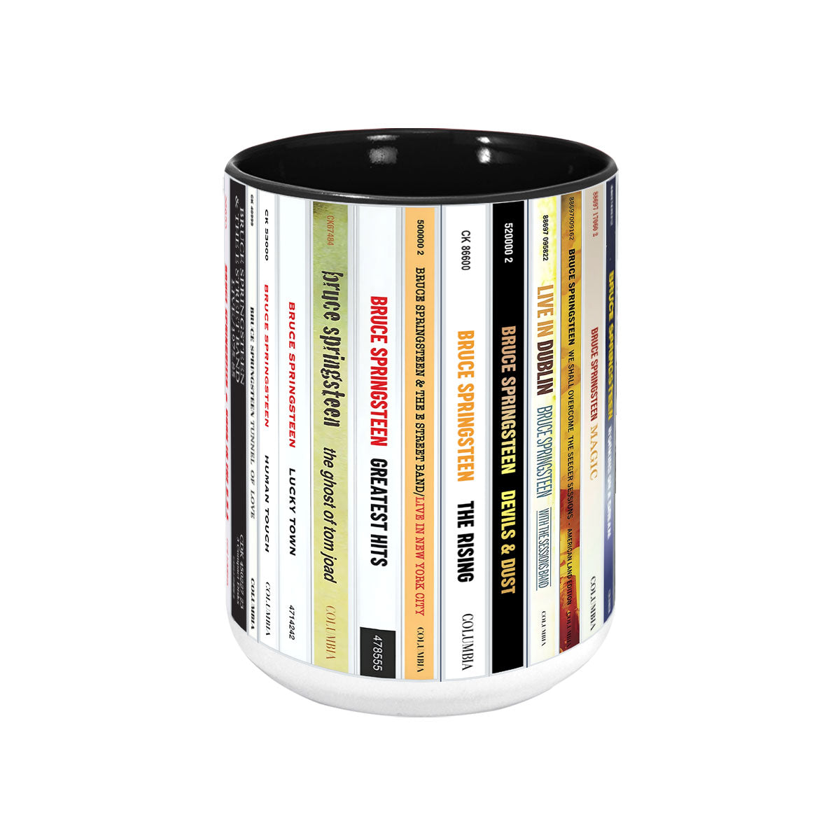 Bruce Springsteen CD Albums Collection Accent Mug