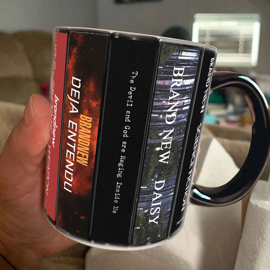 Brand New Albums Cassette Collection Retro Accent Mug