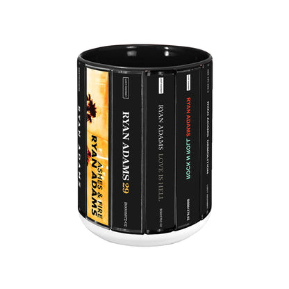 Ryan Adams Albums Cassette Collection Retro Accent Mug