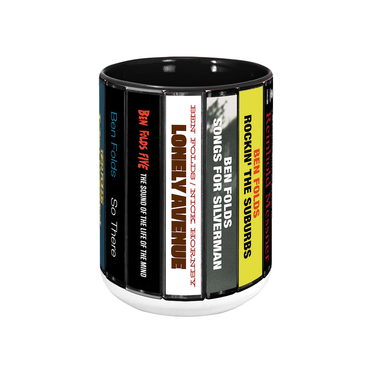 Ben Folds Albums Cassette Collection Retro Accent Mug