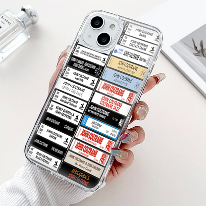John Coltrane Albums Cassette Collection Retro Phone Case