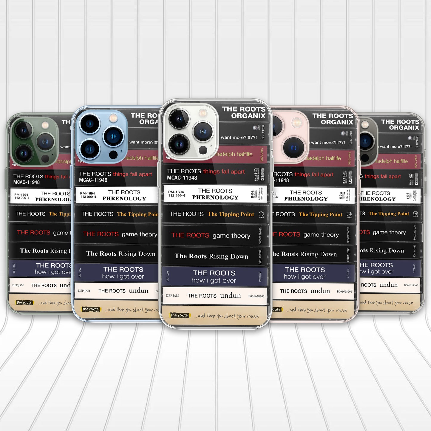 The Roots Albums Cassette Collection Retro Phone Case