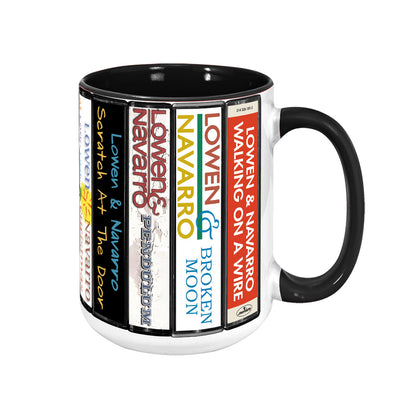 Lowen & Navarro Albums Cassette Collection Retro Accent Mug
