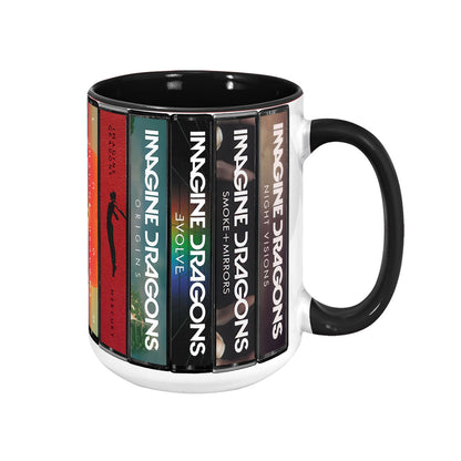 Imagine Dragons Albums Cassette Collection Retro Accent Mug