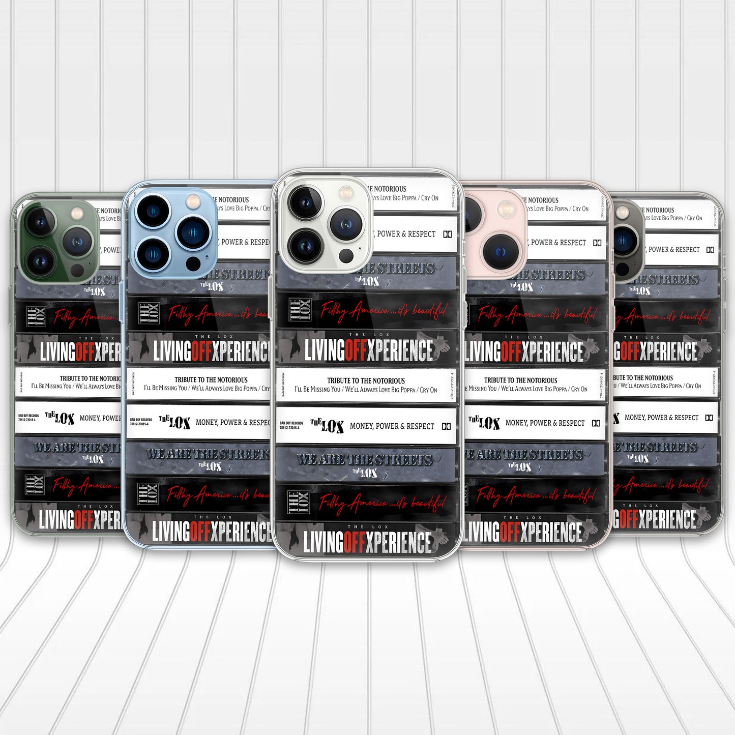 The Lox Albums Cassette Collection Retro Phone Case
