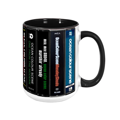 Ocean Colour Scene Albums Cassette Collection Retro Accent Mug