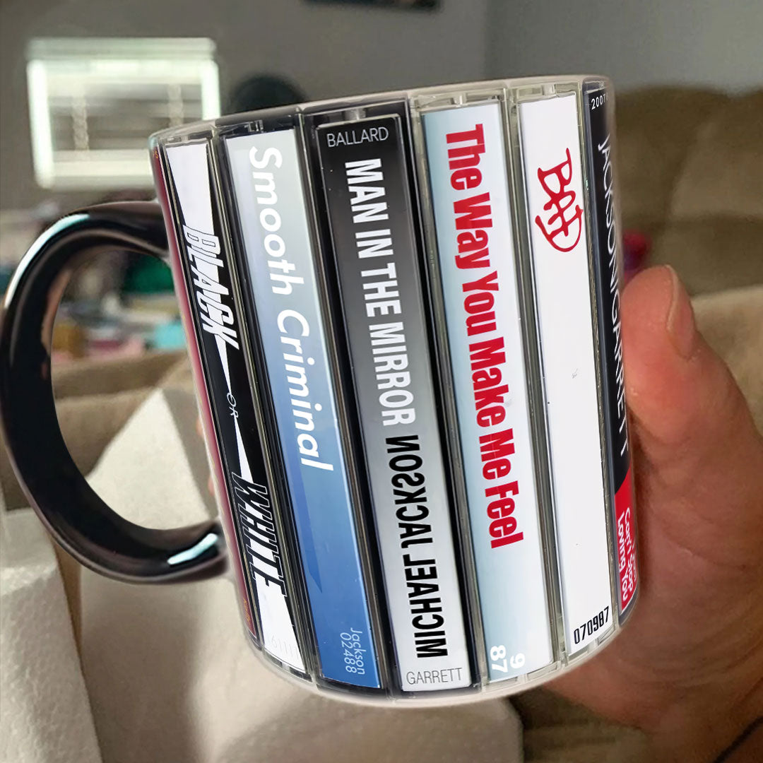 Michael Jackson Music Cassette Retro Collection Accent Mug