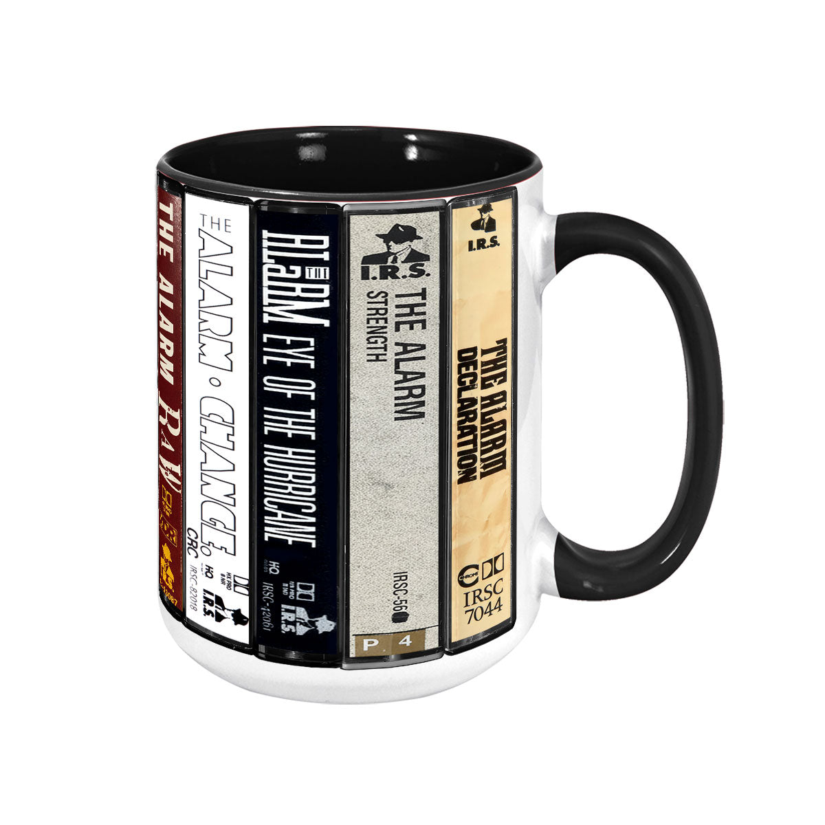 The Alarm Albums Cassette Collection Retro Accent Mug