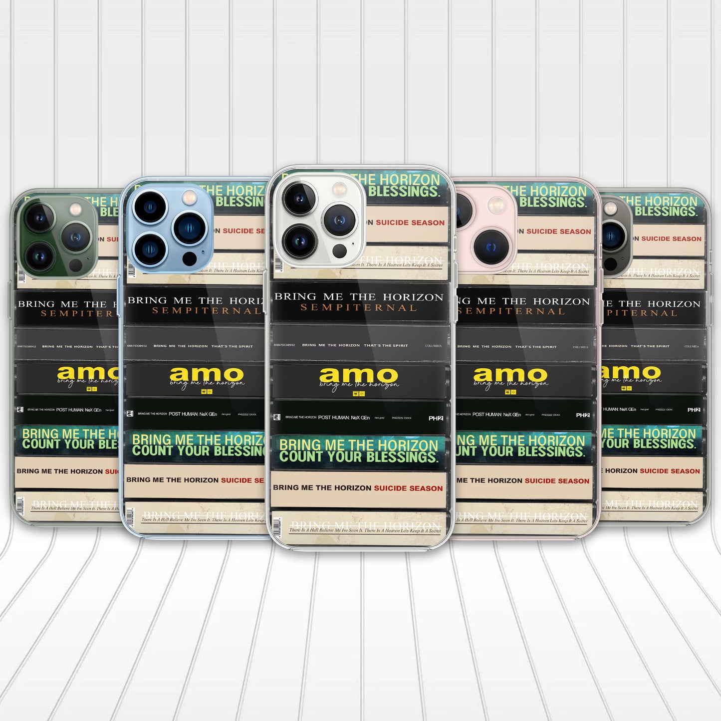 Bring Me the Horizon Albums Cassette Collection Retro Phone Case