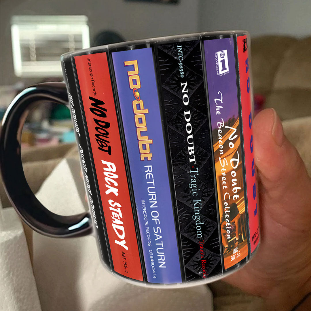 No Doubt Albums Cassette Collection Retro Accent Mug