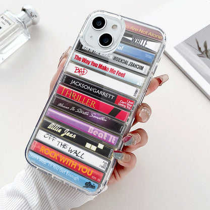 Michael Jackson Music Cassette Collection Retro Phone Case
