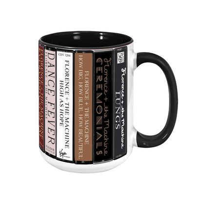 Florence and the Machine Albums Cassette Collection Retro Accent Mug
