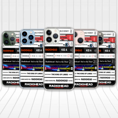 Radiohead Albums Cassette Collection Retro Phone Case