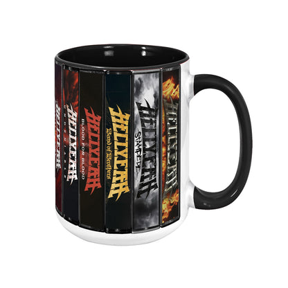Hellyeah Albums Cassette Collection Retro Accent Mug