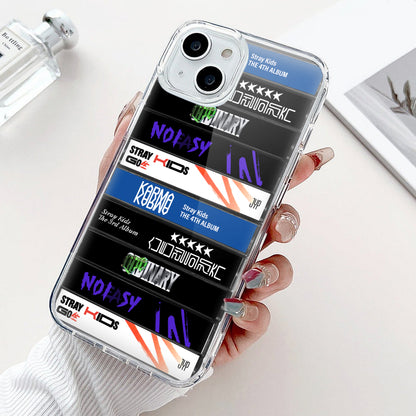 Stray Kids Albums Cassette Collection Retro Phone Case