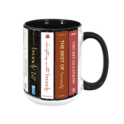 Brandy Norwood Albums Cassette Collection Retro Accent Mug