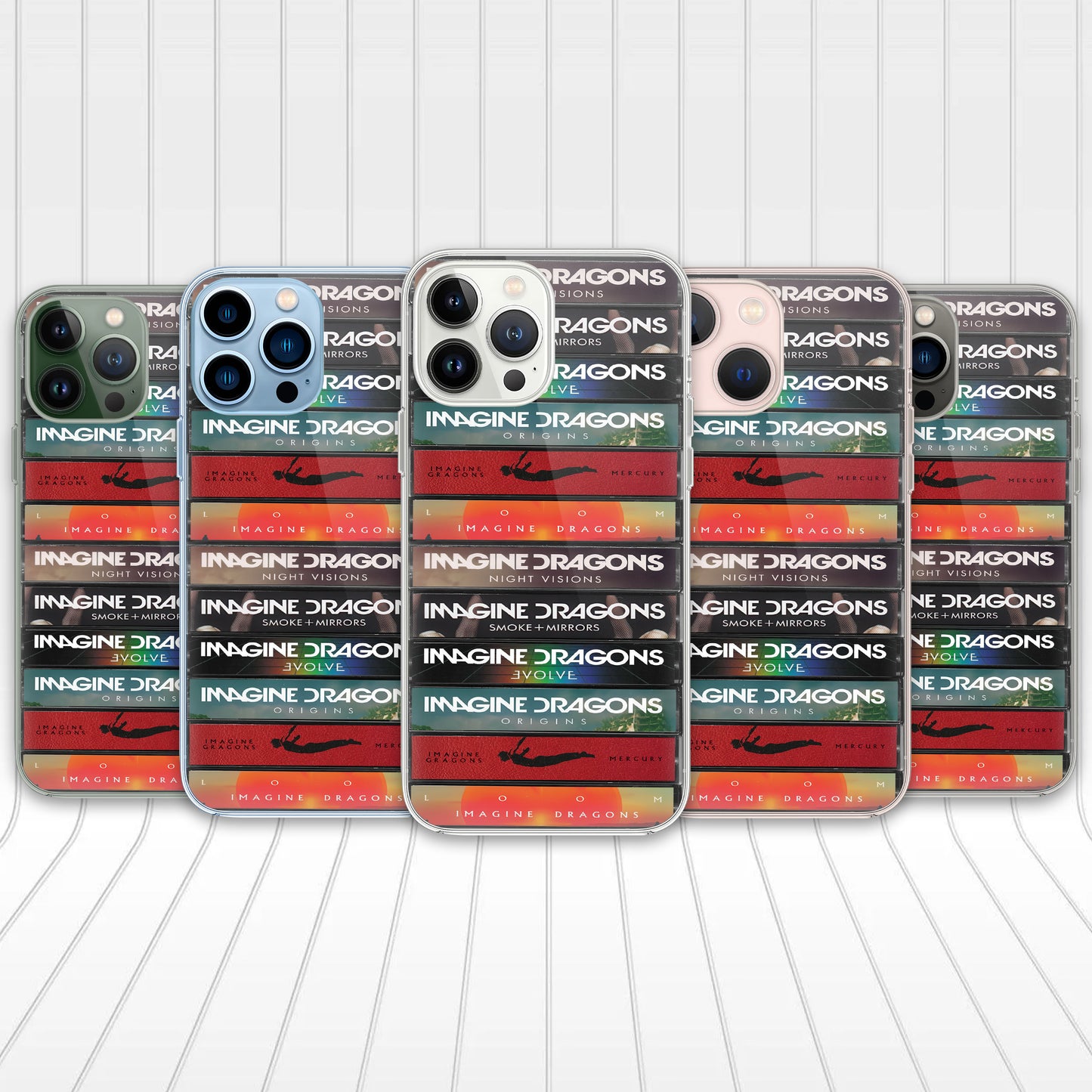 Imagine Dragons Albums Cassette Collection Retro Phone Case