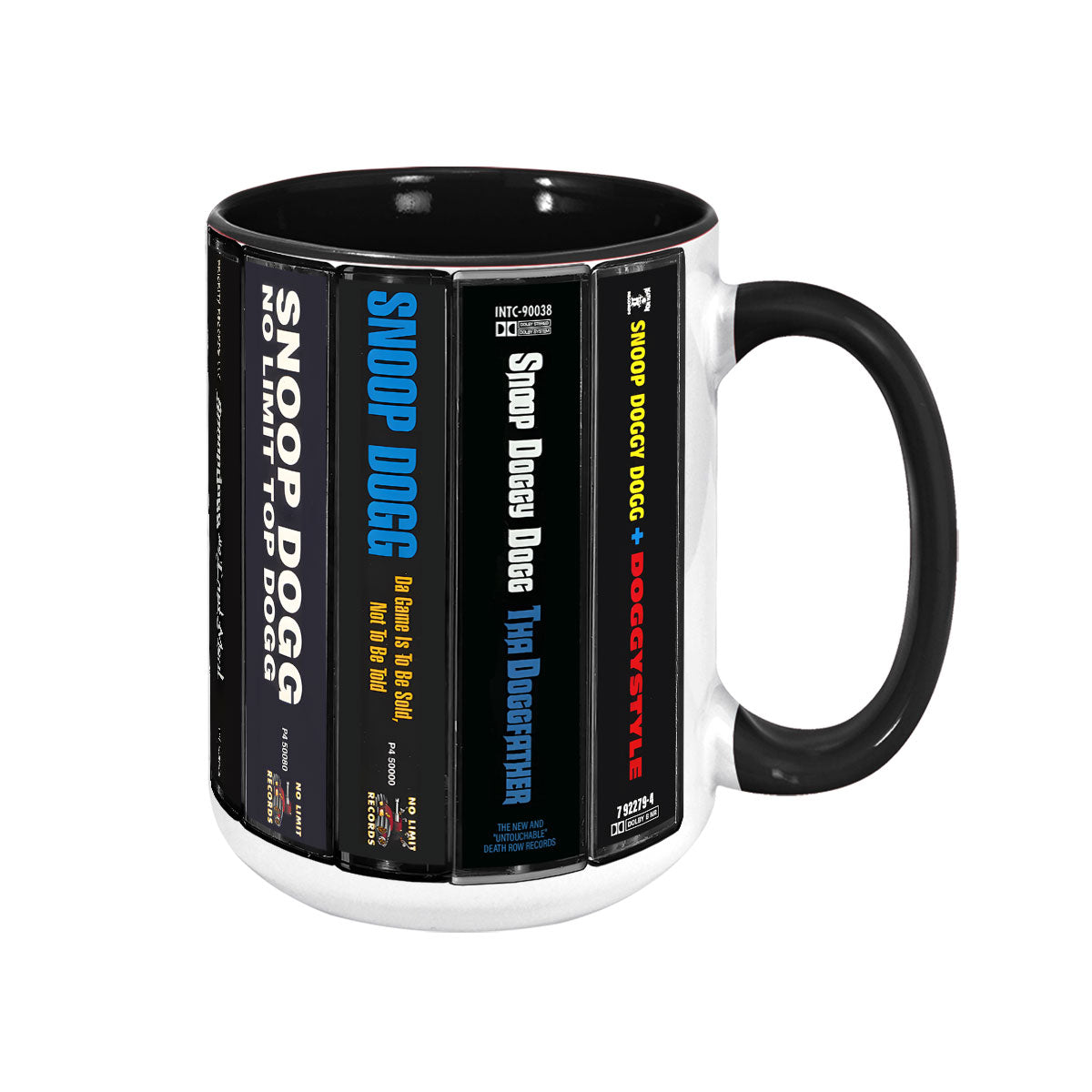 Snoop Dogg Albums Cassette Collection Retro Accent Mug