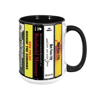 Ben Folds Albums Cassette Collection Retro Accent Mug