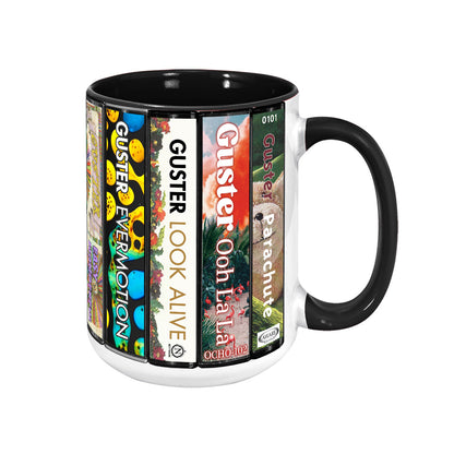 Guster Albums Cassette Collection Retro Accent Mug