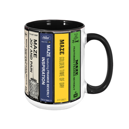 Maze Albums Cassette Collection Retro Accent Mug