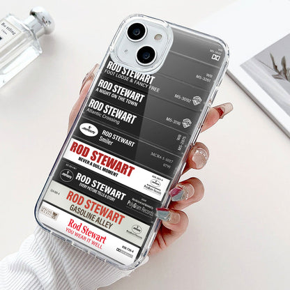 Rod Stewart Albums Cassette Collection Retro Phone Case