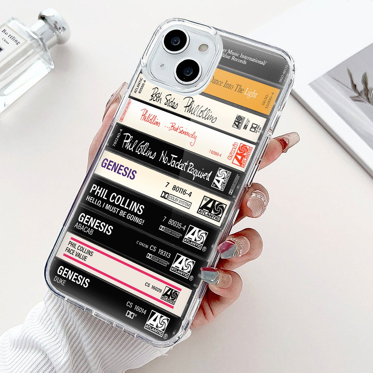 Phil Collins Albums Cassette Collection Retro Phone Case