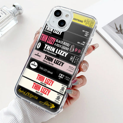 Thin Lizzy Albums Cassette Collection Retro Phone Case