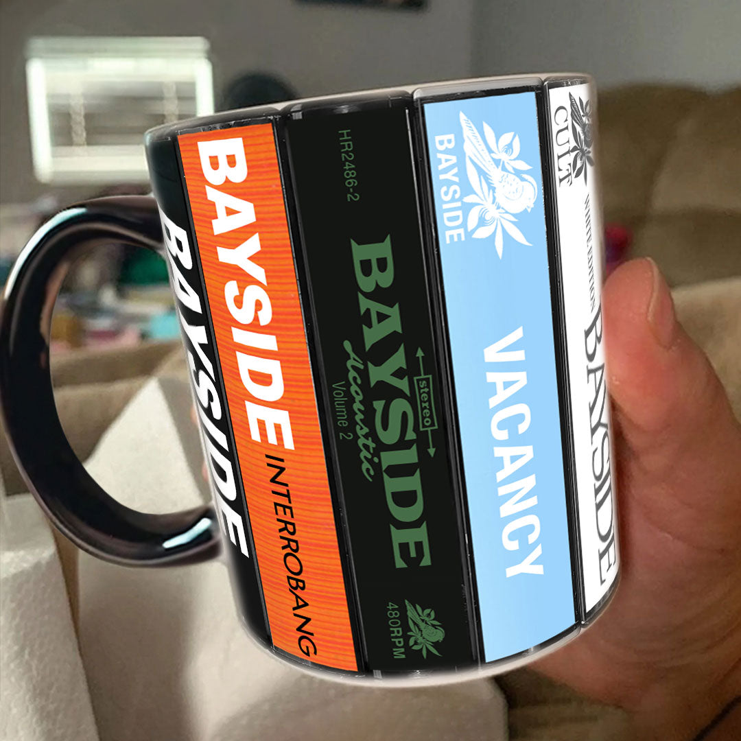 Bayside Albums Cassette Collection Retro Accent Mug