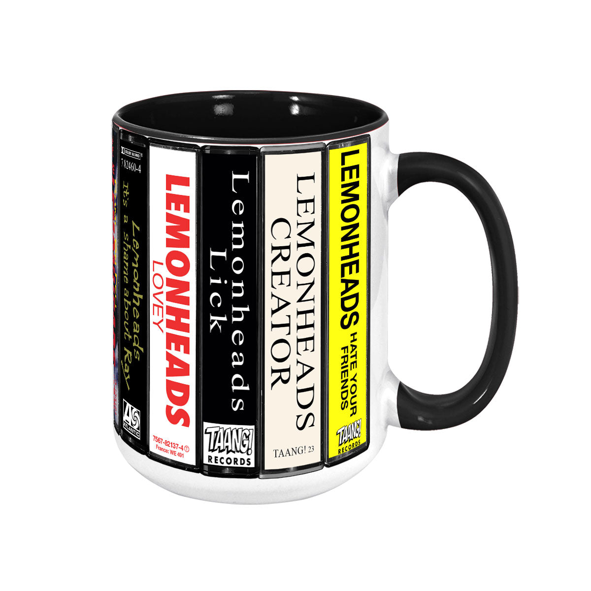 The Lemonheads Albums Cassette Collection Retro Accent Mug