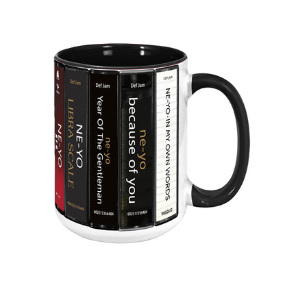 Ne-Yo Albums Cassette Collection Retro Accent Mug