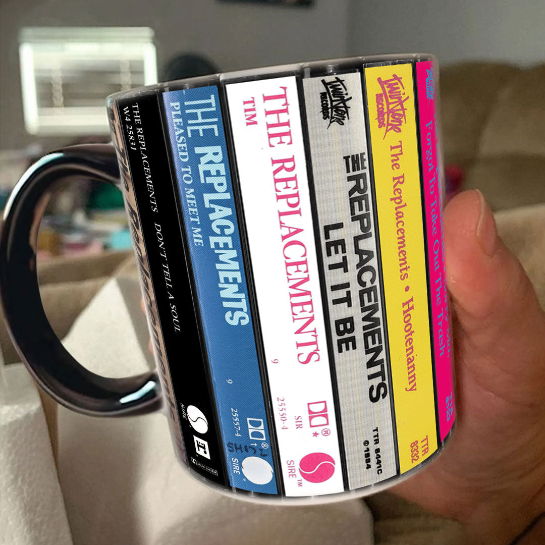 The Replacements Albums Cassette Collection Retro Accent Mug