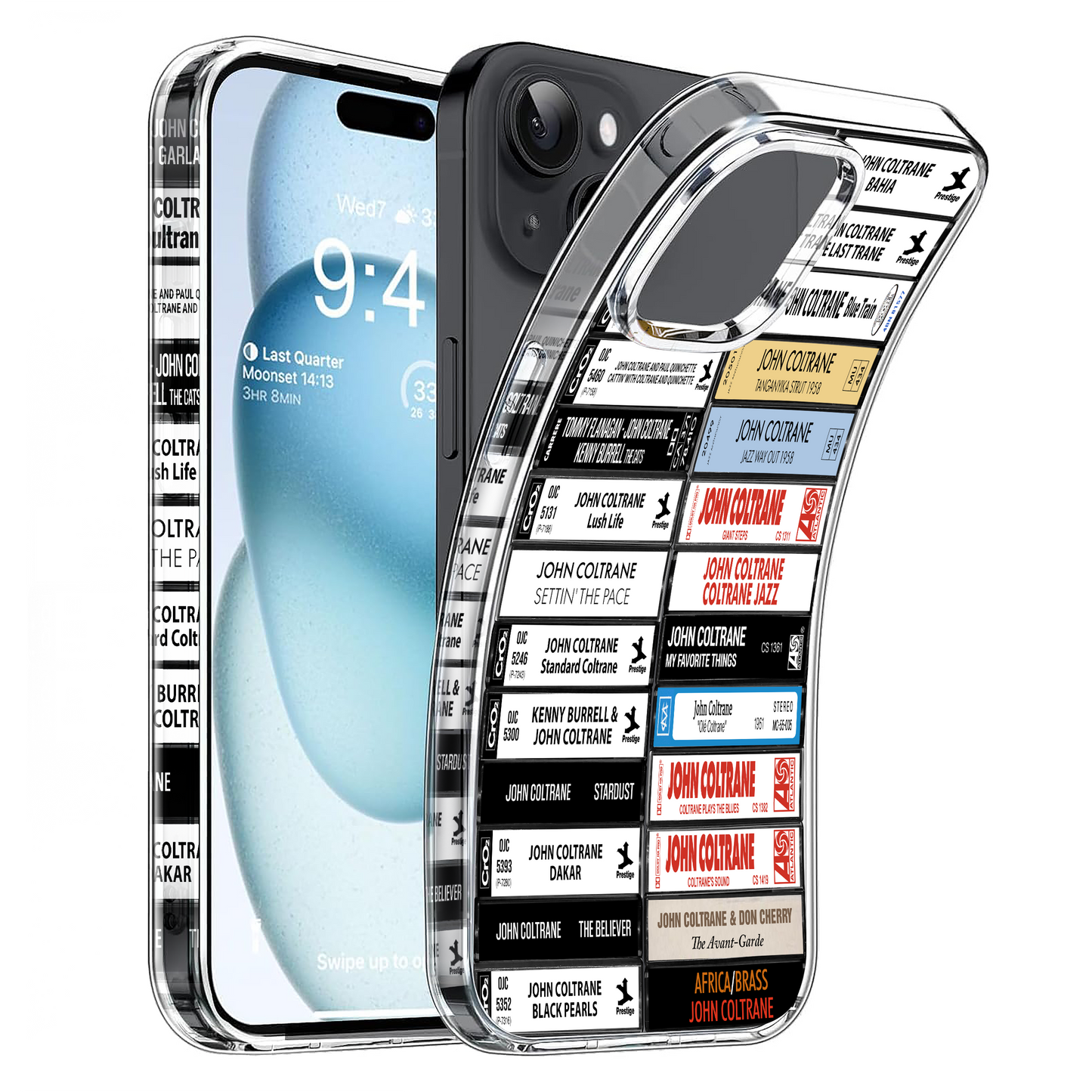 John Coltrane Albums Cassette Collection Retro Phone Case