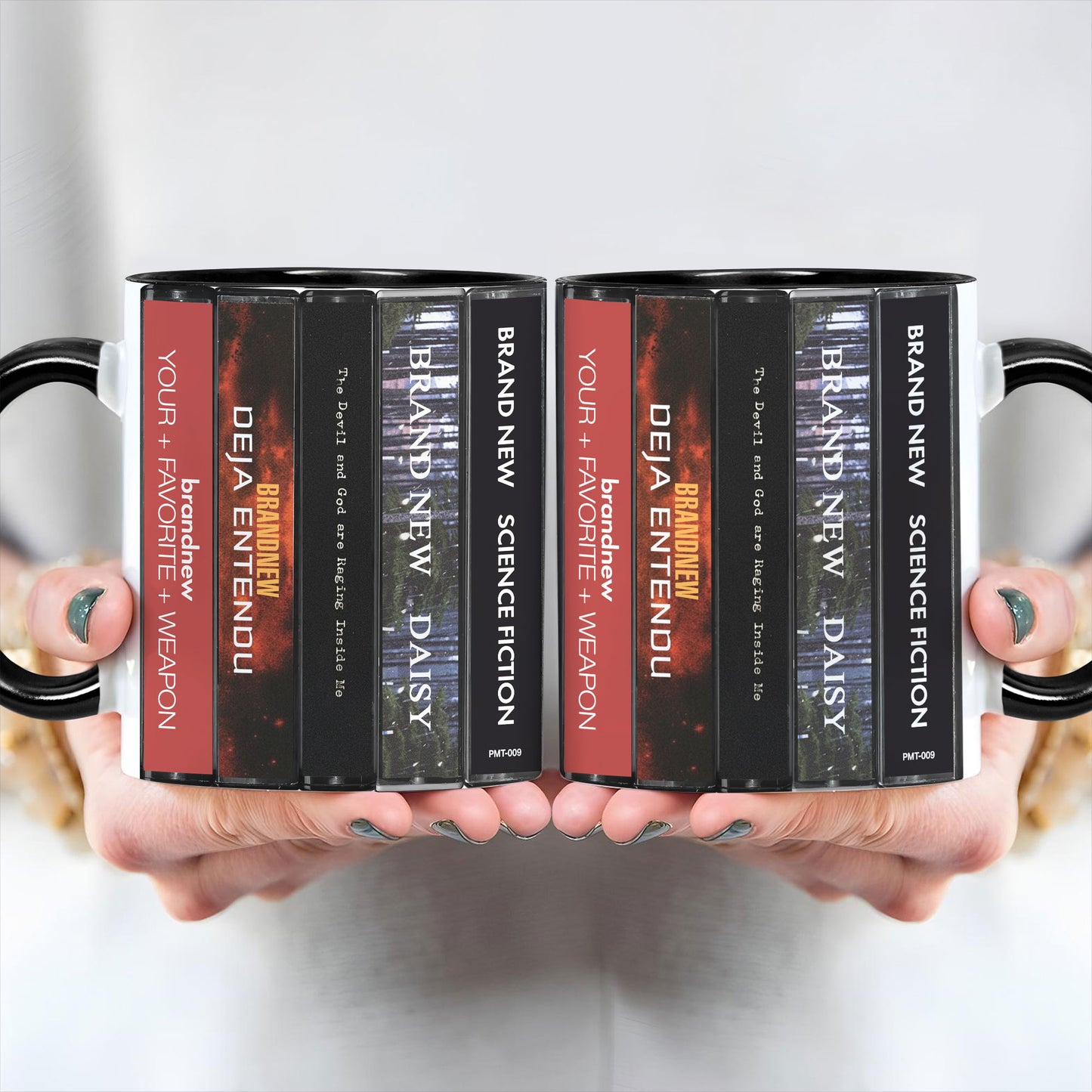 Brand New Albums Cassette Collection Retro Accent Mug