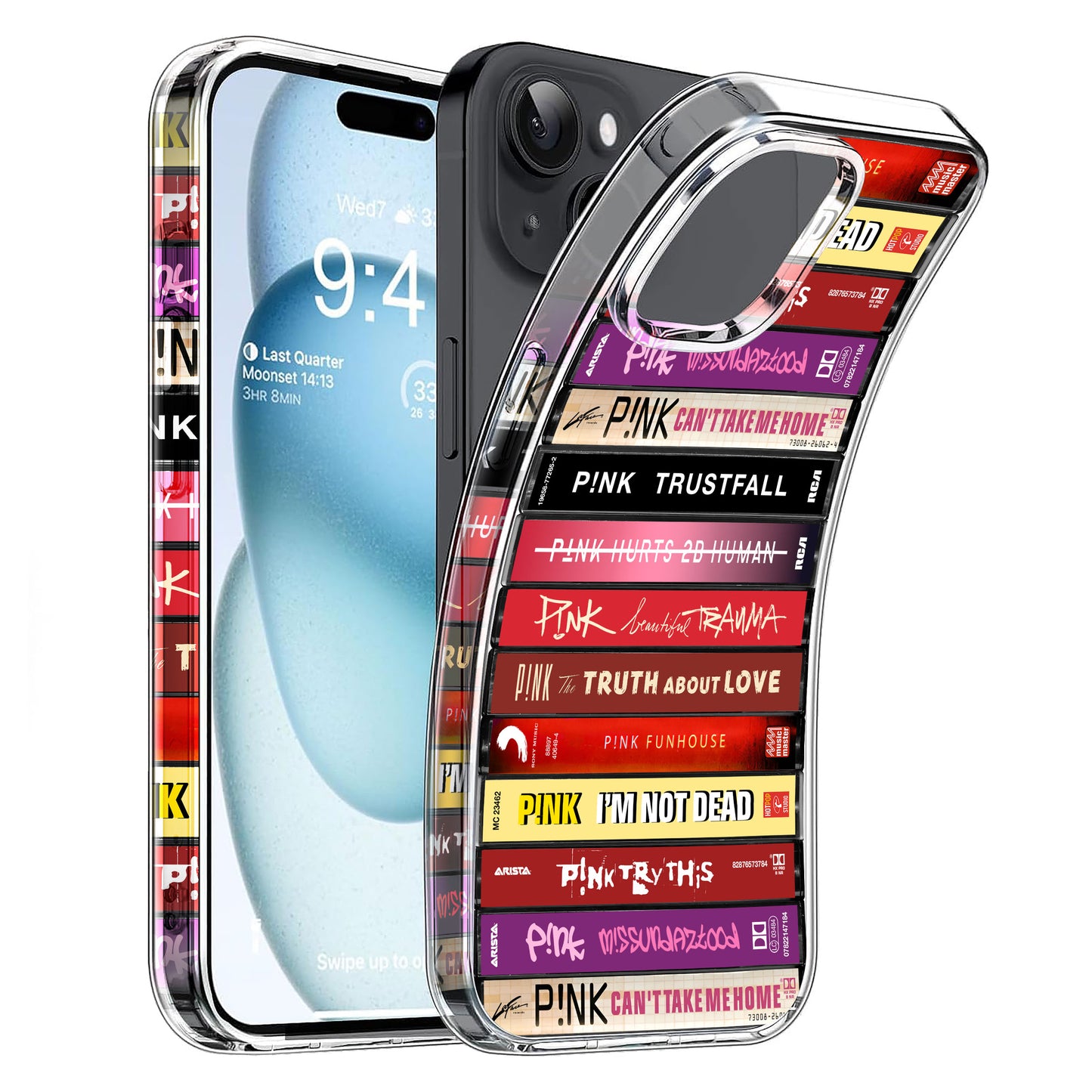 P!NK Albums Cassette Collection Retro Phone Case