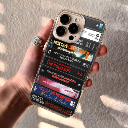 Nick Cave and the Bad Seeds Albums Cassette Collection Retro Phone Case