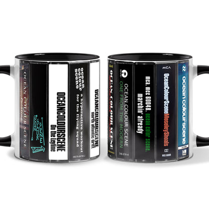 Ocean Colour Scene Albums Cassette Collection Retro Accent Mug