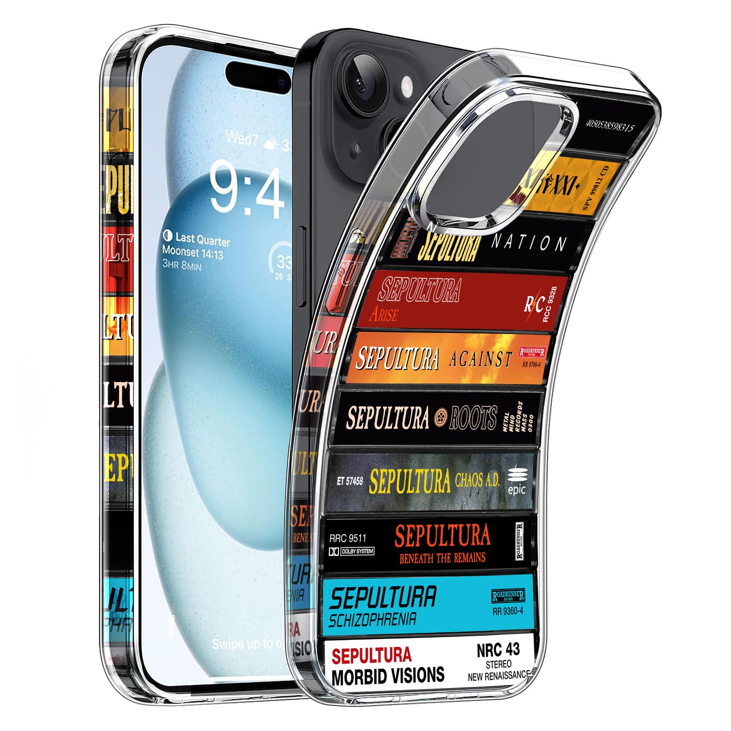 Sepultura Albums Cassette Collection Retro Phone Case