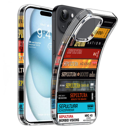 Sepultura Albums Cassette Collection Retro Phone Case