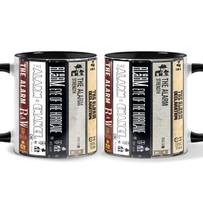 The Alarm Albums Cassette Collection Retro Accent Mug