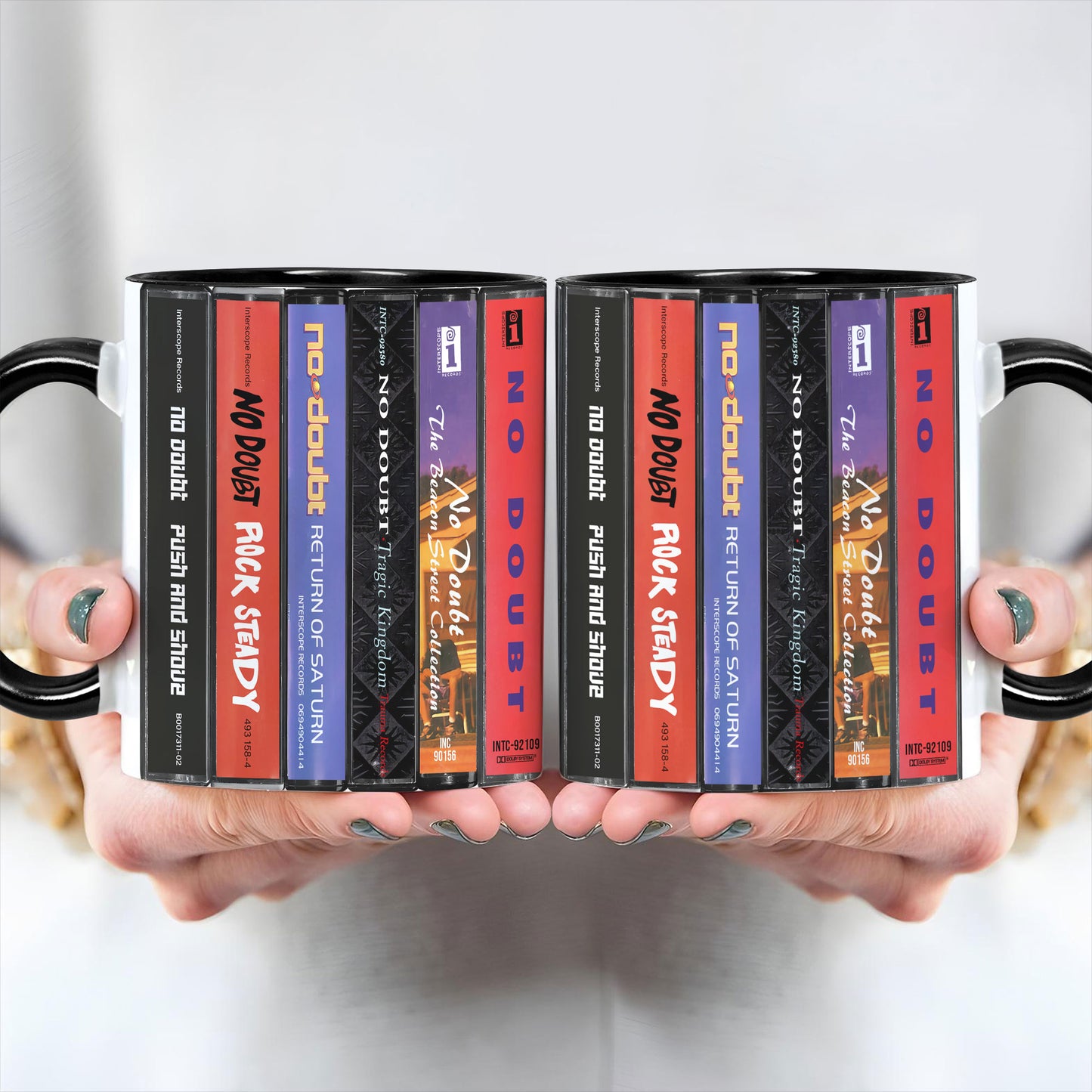 No Doubt Albums Cassette Collection Retro Accent Mug