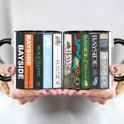 Bayside Albums Cassette Collection Retro Accent Mug