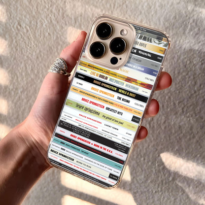 Bruce Springsteen Albums CD Collection Retro Phone Case