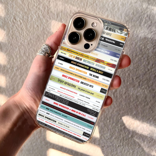 Bruce Springsteen Albums CD Collection Retro Phone Case