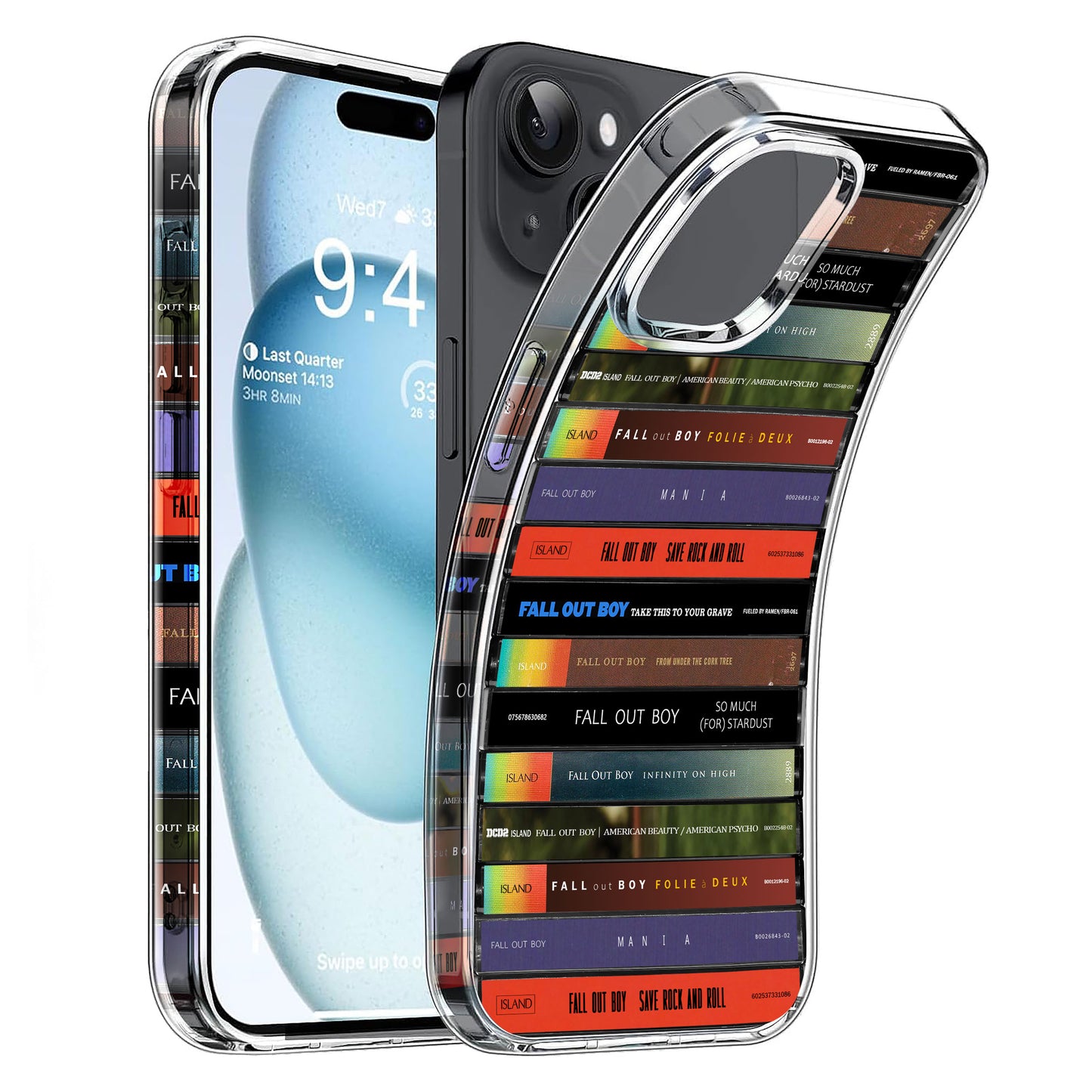 Fall Out Boy Albums Cassette Collection Retro Phone Case