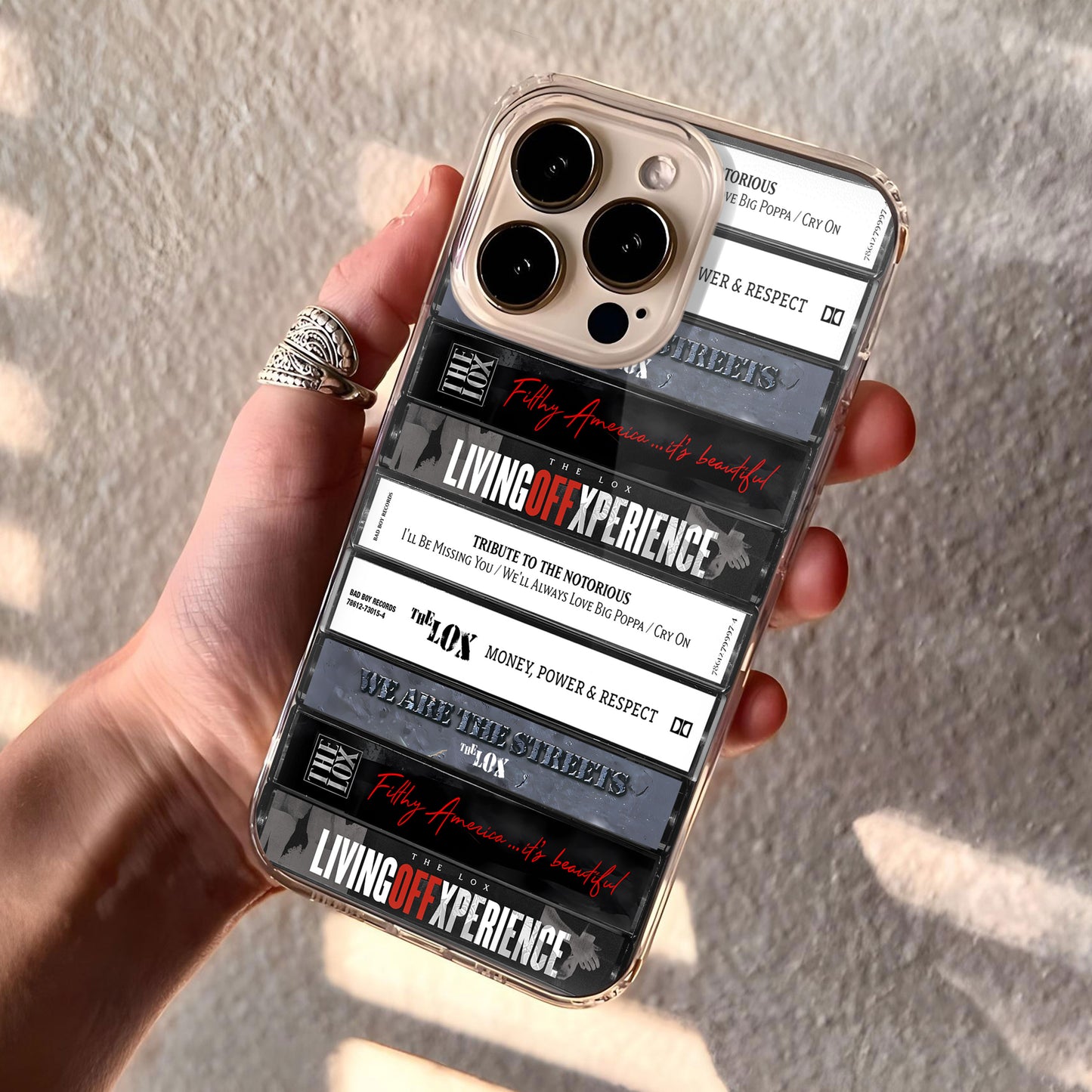 The Lox Albums Cassette Collection Retro Phone Case
