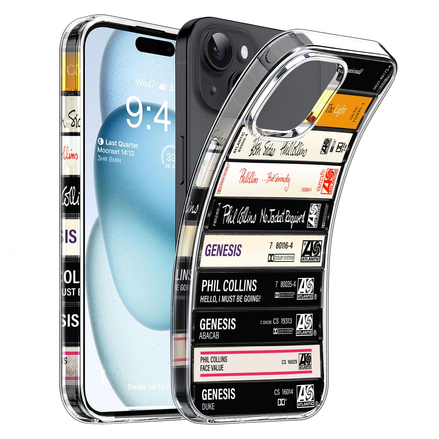 Phil Collins Albums Cassette Collection Retro Phone Case