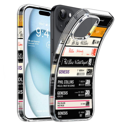 Phil Collins Albums Cassette Collection Retro Phone Case