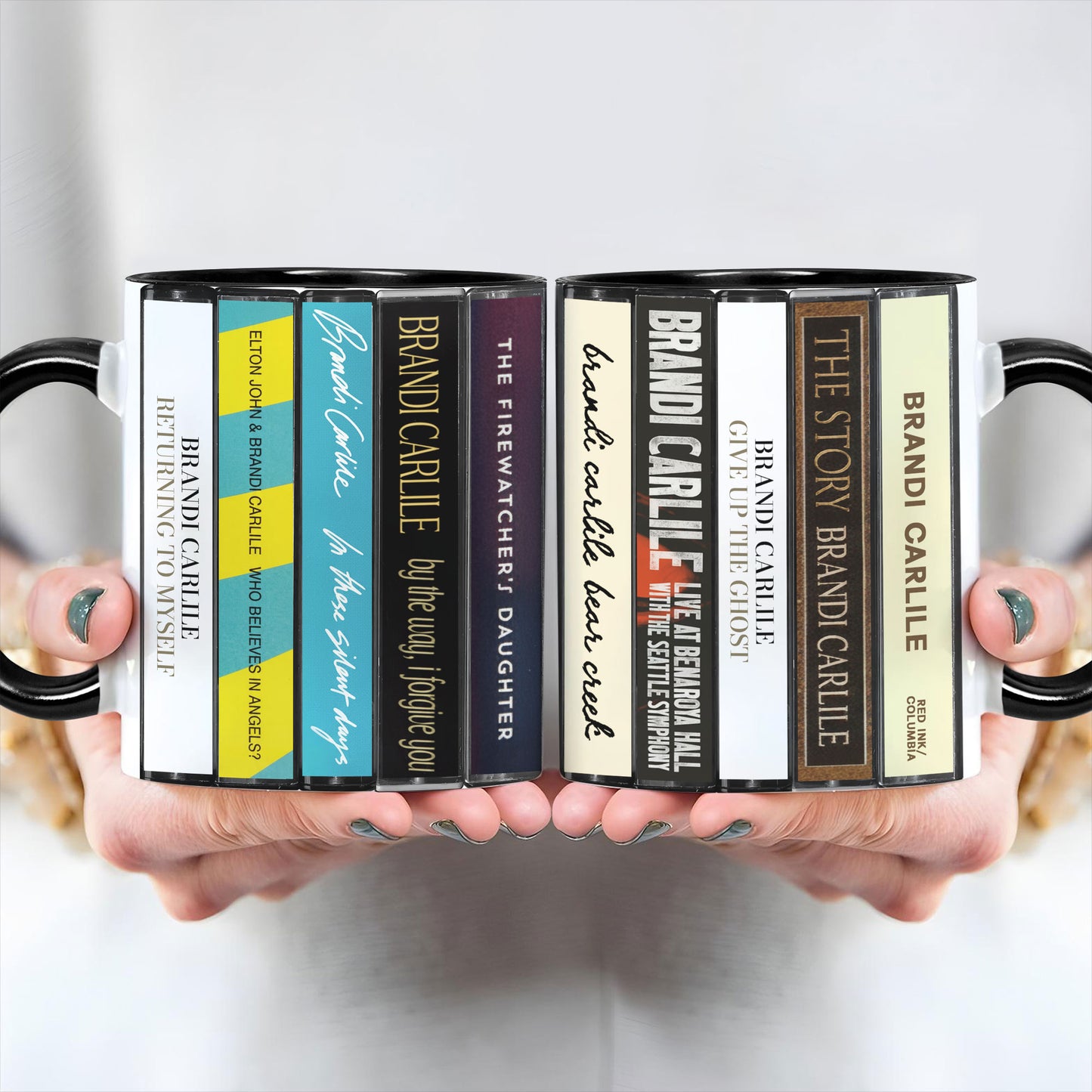 Brandi Carlile Albums Cassette Collection Retro Accent Mug